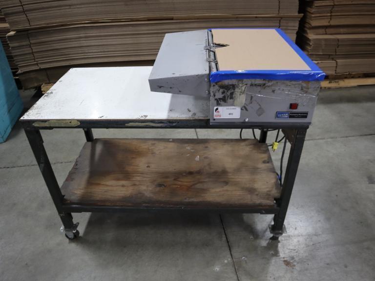 Allied Automation Titan Bagmaster 501 - Bag Opener and Filler - Blower Style w Cart- Auction Item
