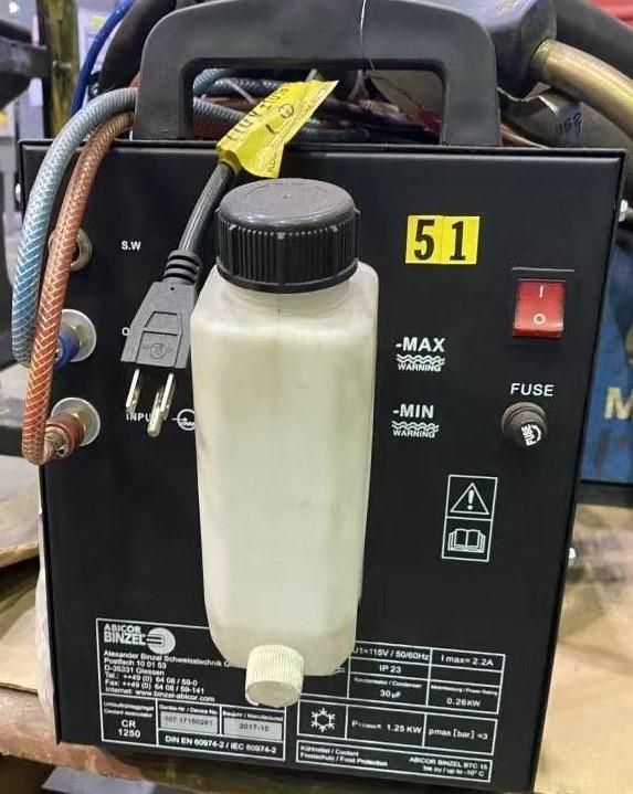 ABICORE BINZEL CR 1250 COOLANT RECIRCULATOR, 115V, New 2017.