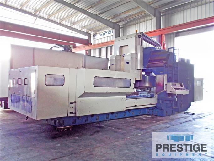 Mighty Viper B-4000GTDW Twin Spindle CNC Bridge Mill