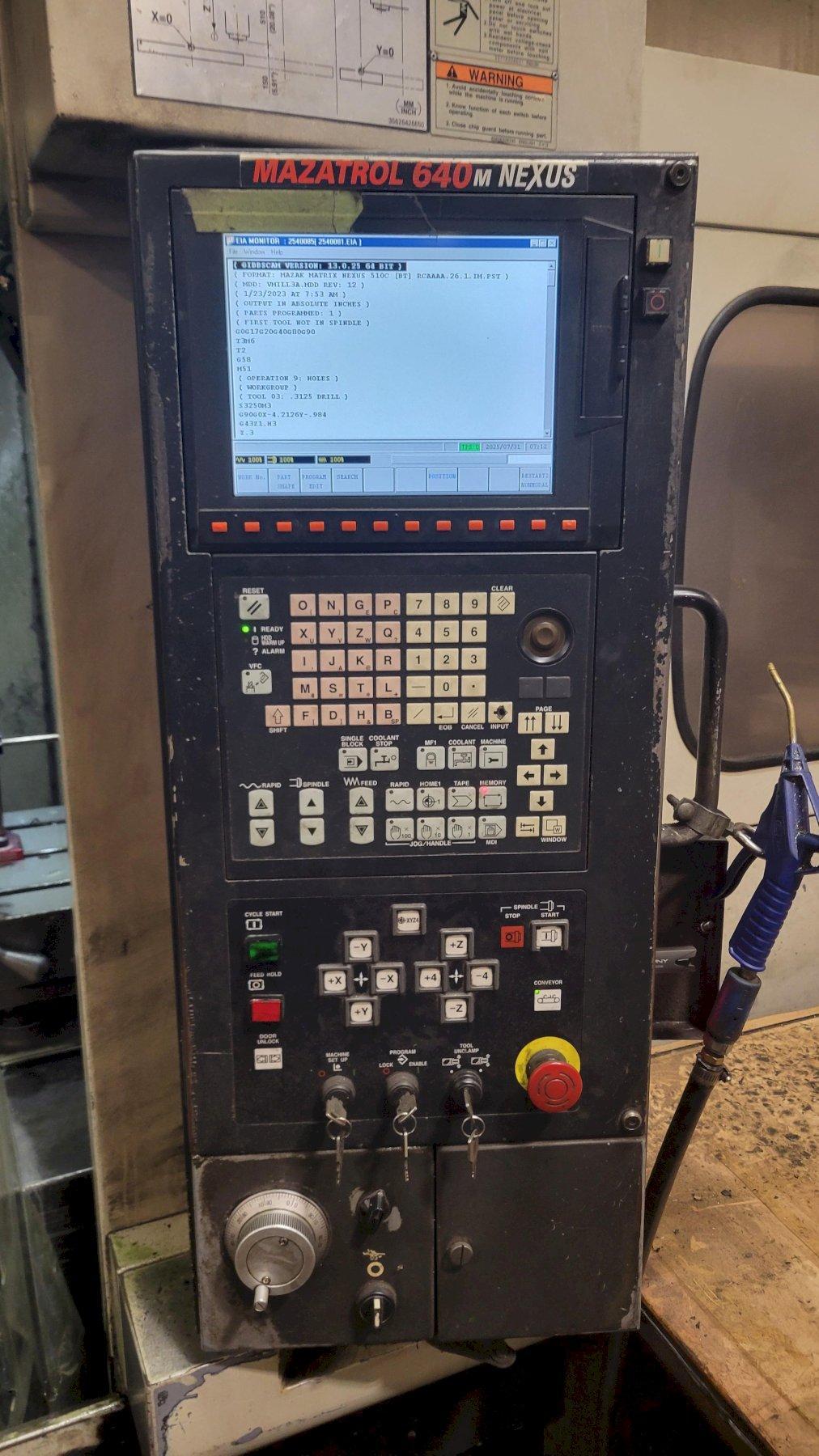 2007 Mazak VCN-410A Used CNC Vertical Machining Center For Sale