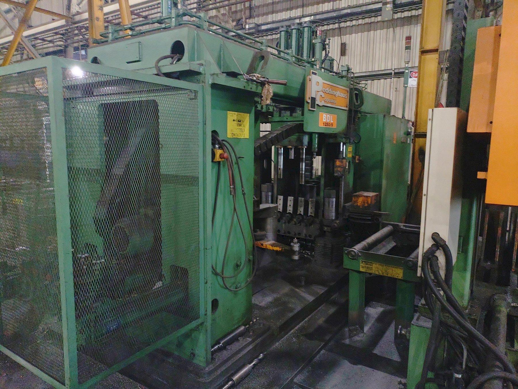 PEDDINGHAUS BDL-1250/9 DRILL LINE WITH GERNETTI ROBERTO SAW. STOCK # 1213525