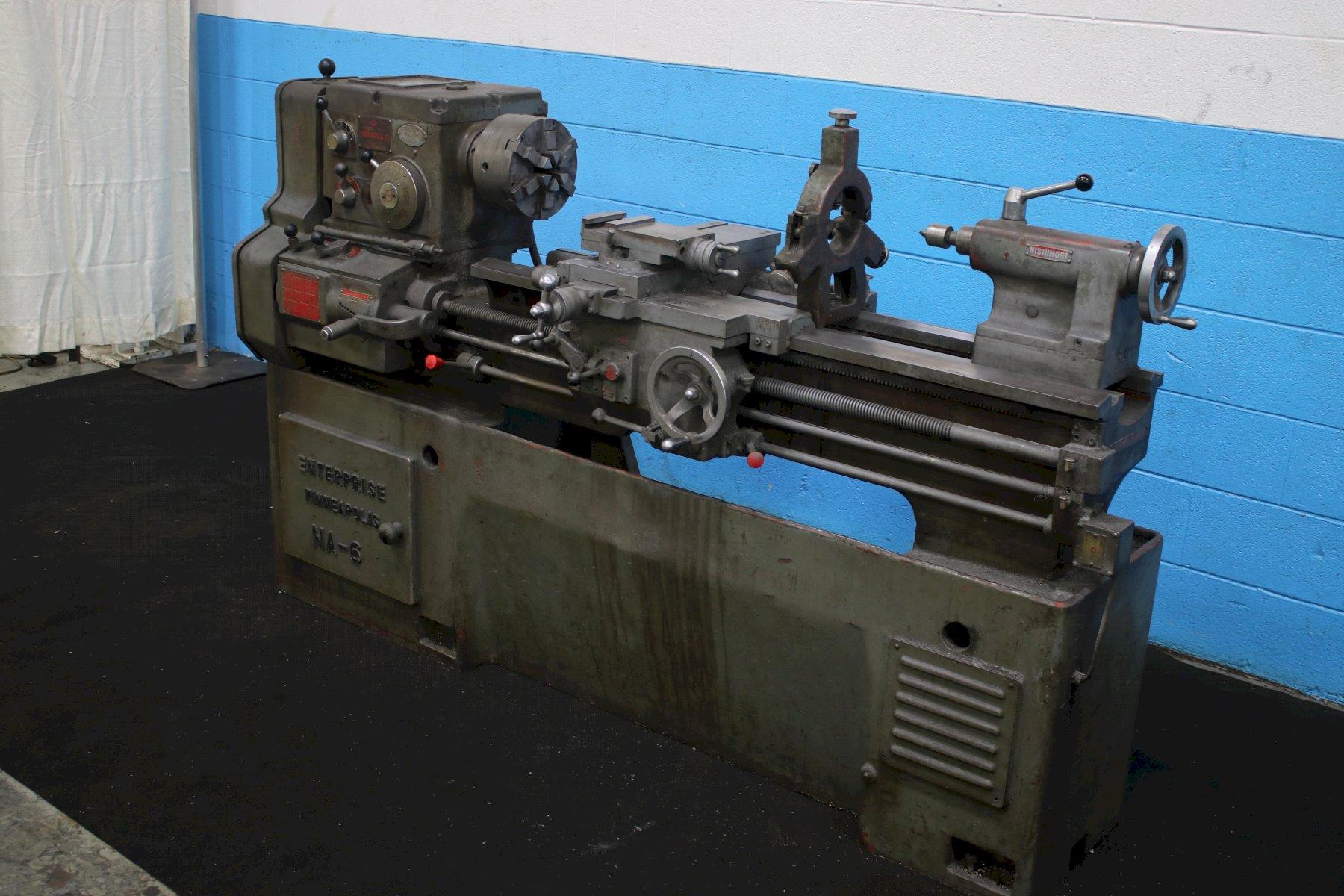 15" X 40" ENTERPISE MODEL #NA-6 GAP BED ENGINE LATHE: STOCK #74776