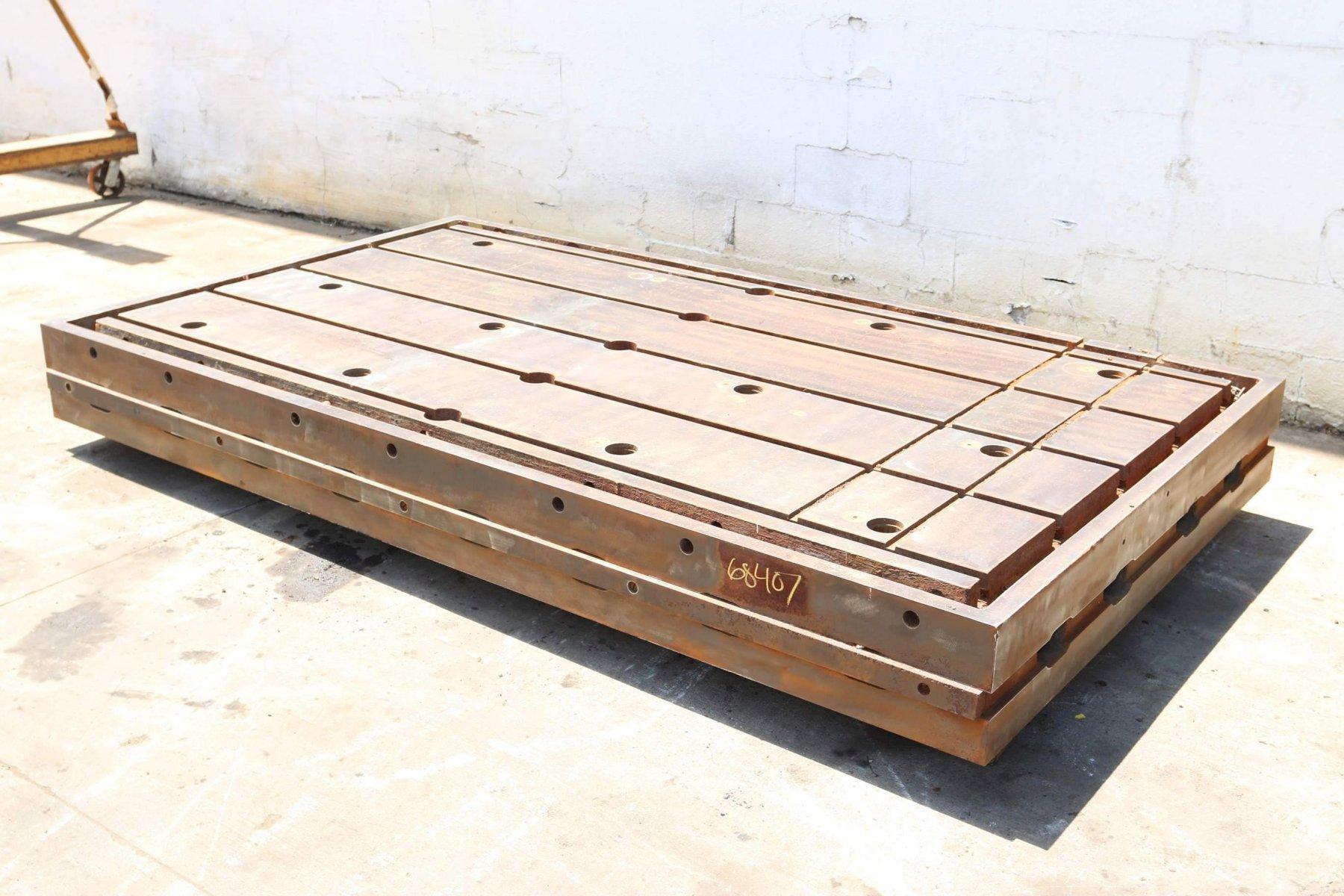 57' X 103' T SLOTTED TABLE: STOCK #68407