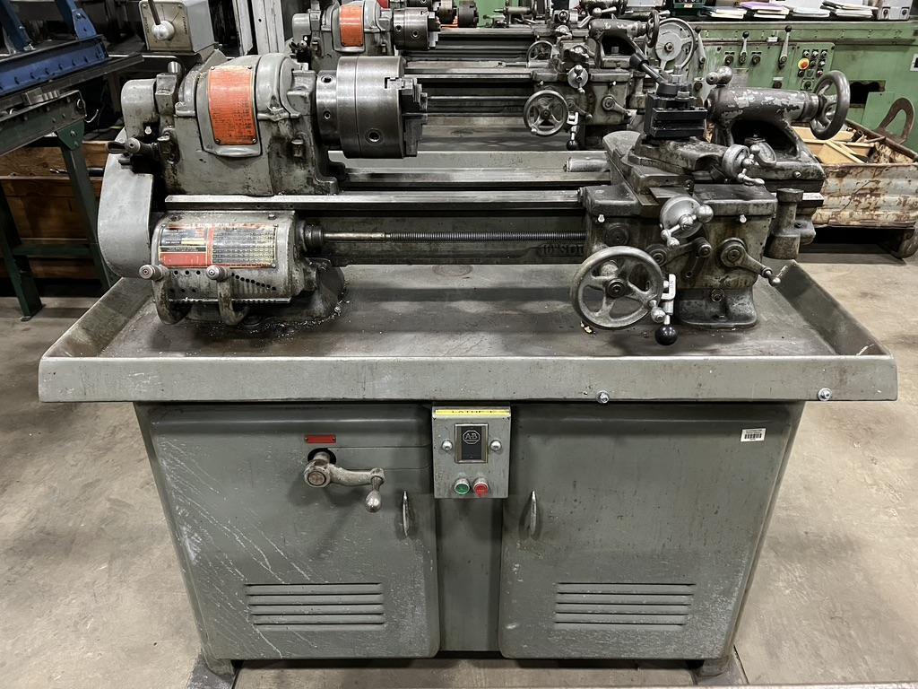 SOUTH BEND 10" X 34" MANUAL LATHE , POWER FEED, THREADING, 3 JAW, , OUT OF SCHOOL