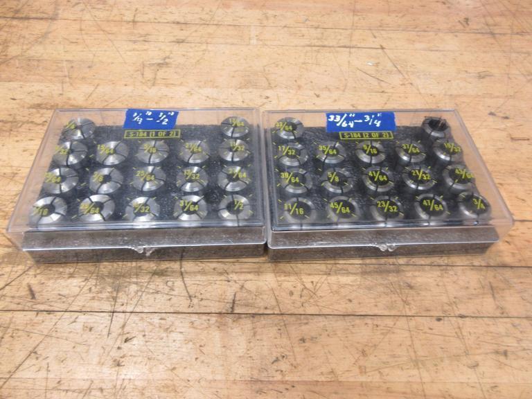 Erickson 180DA Collets 1/4"-3/4"- Auction Item