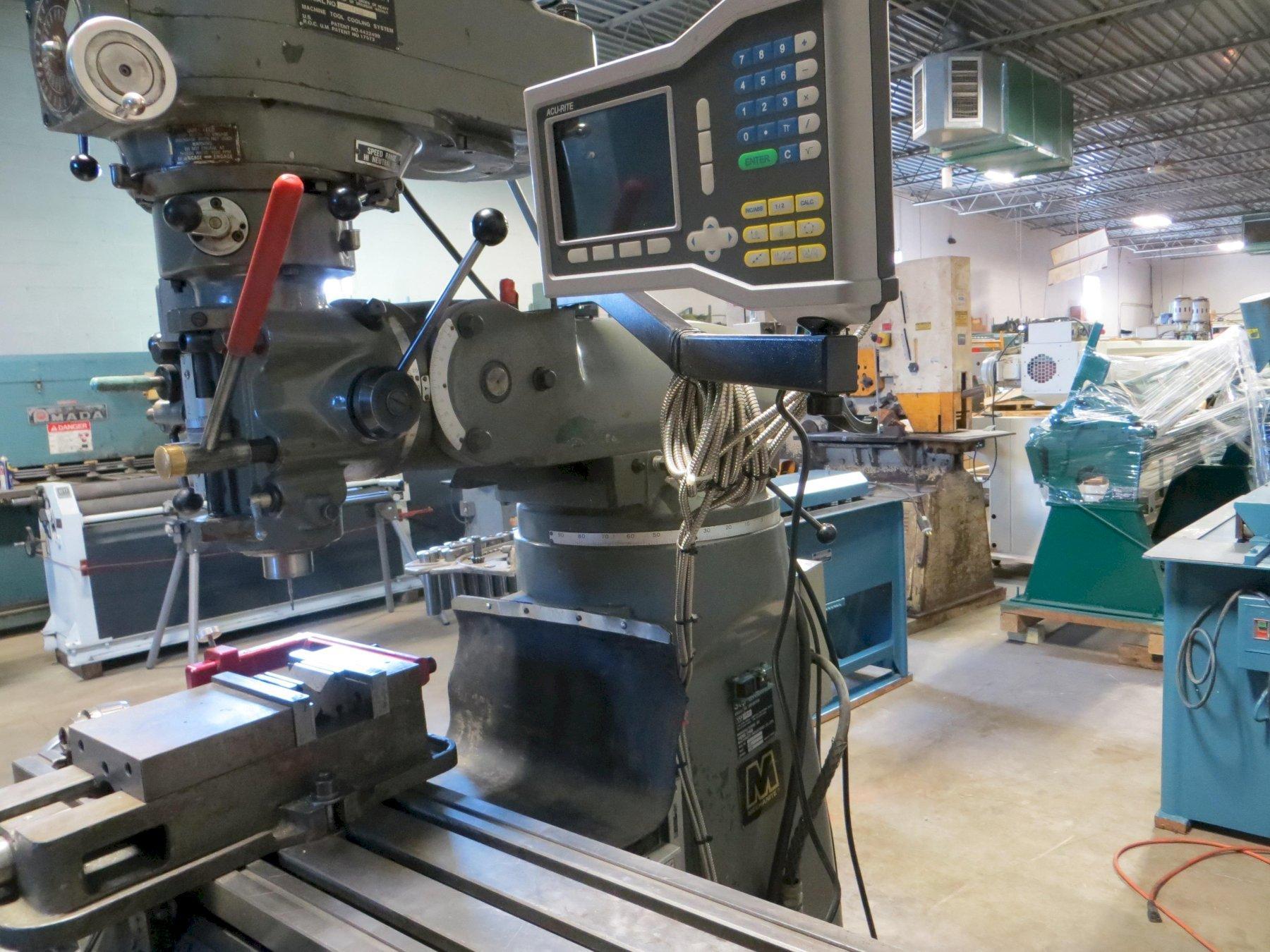 9" x 42" Supermax Vertical Milling Machine w/ Acu-Rite Digital Readout