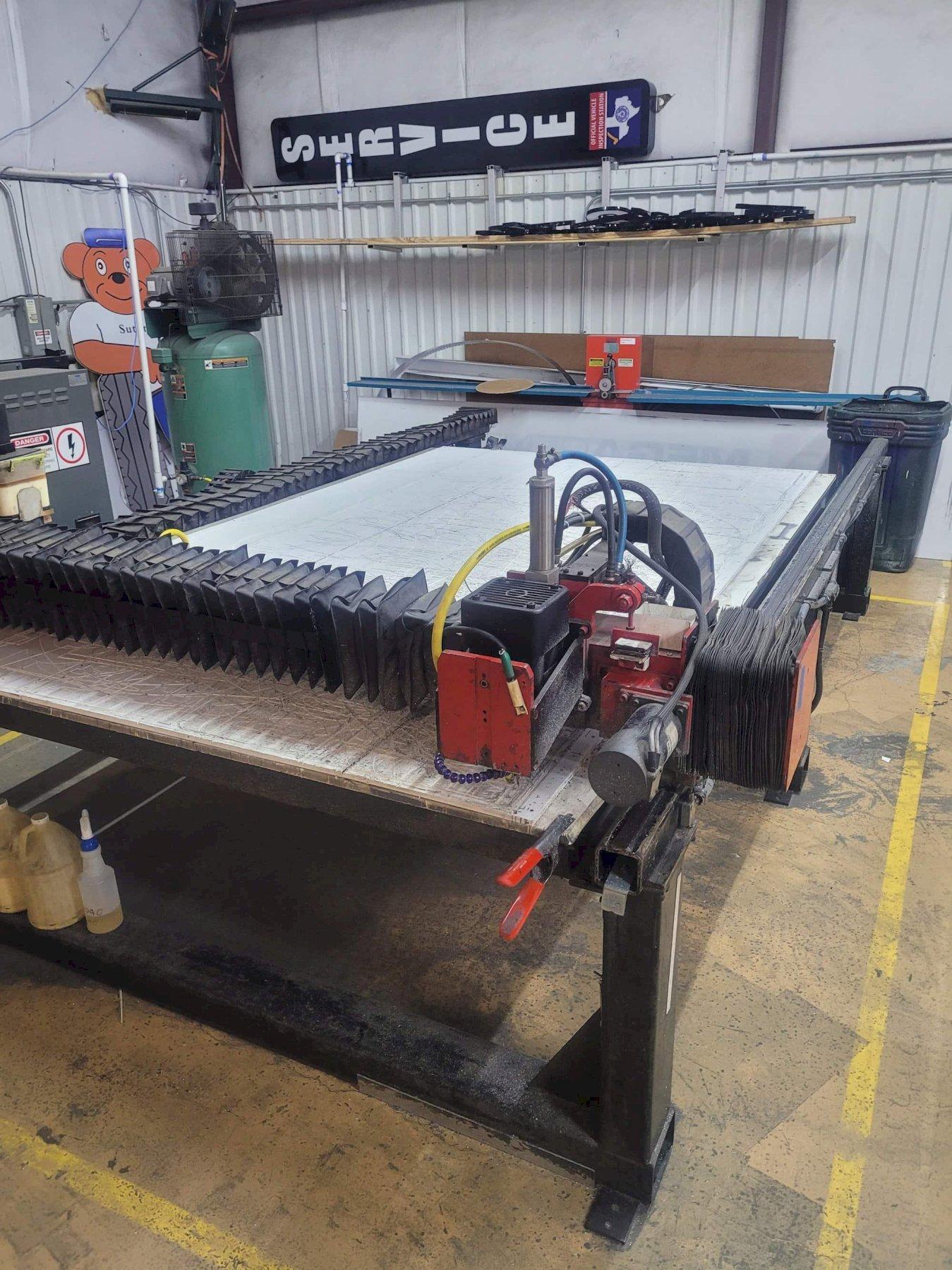 K.N. Aronson Auto Cut 150 CNC Router, 1991.  Available Immediately & Loaded!