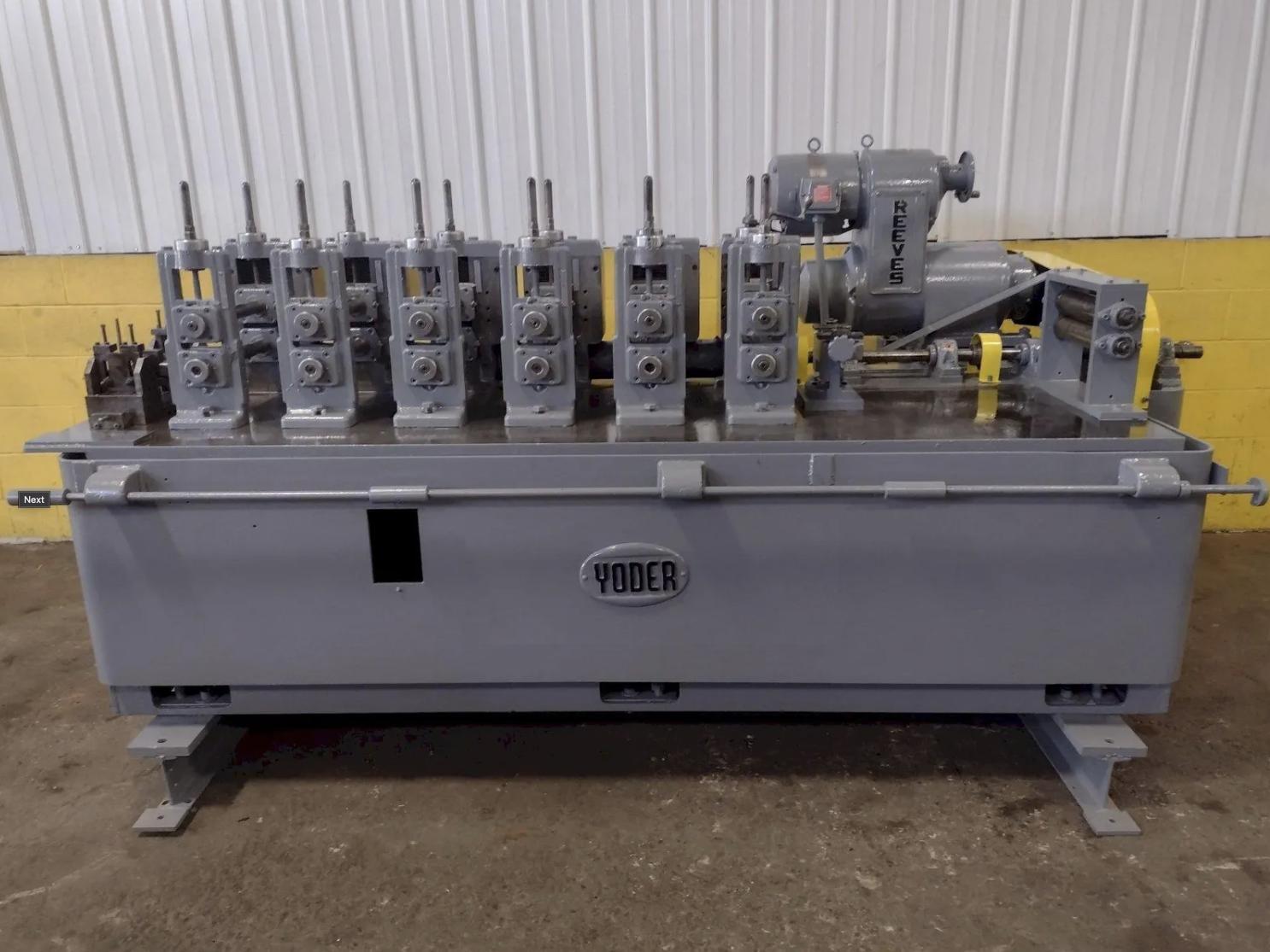 6 STAND X 1.5' YODER M1-1/2 ROLL FORMER WITH 12" ROLL SPACE: STOCK # 0756826