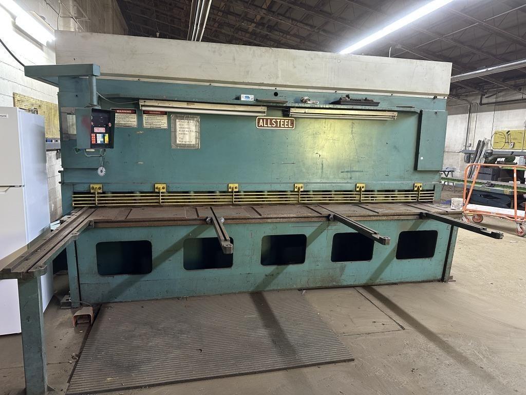 12' X 3/8" ALLSTEEL MODEL #3/8-12 HYDRAULIC SHEAR: YOBRO #24250