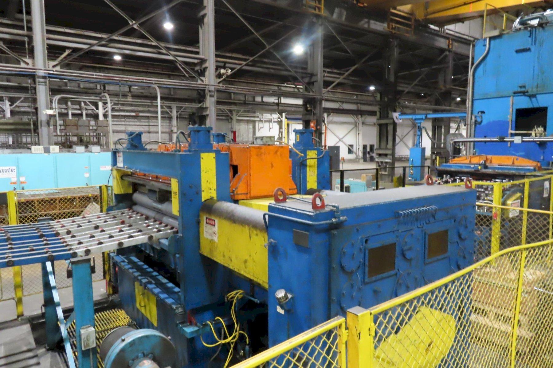 72" Wide x 75,000 Lbs x .100" Automatic Feed (AFCO) 120" Stacker