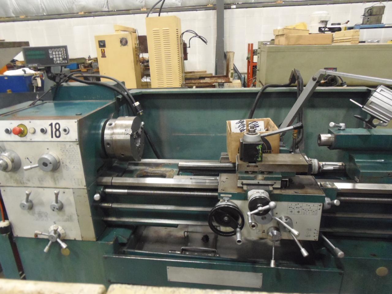 14" x 40" ENCO ENGINE LATHE, MODEL 111-1450, 10" 3-JAW CHUCK, INCH/METRIC, TAILSTOCK, 2005
