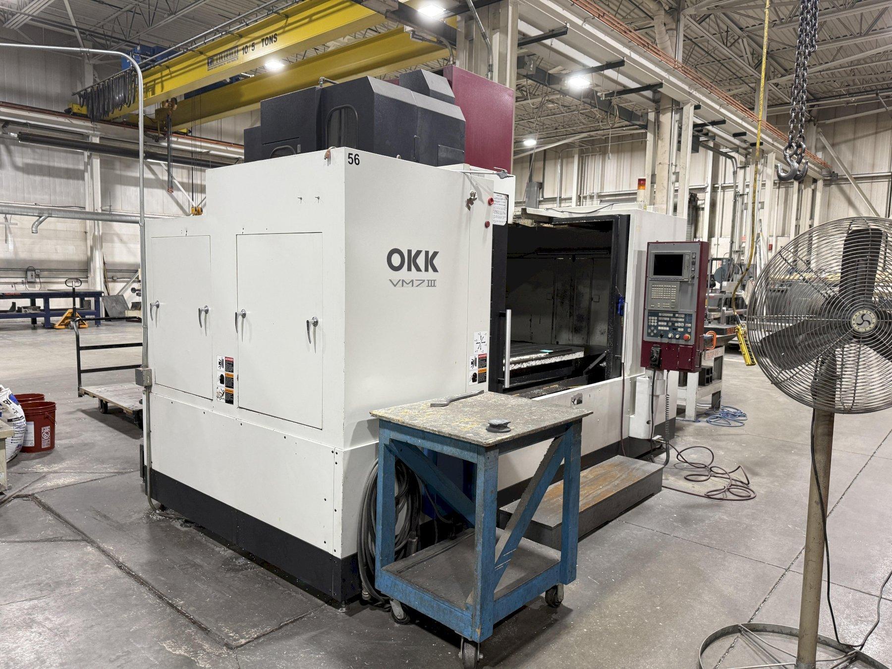 Used 2006 OKK VM7 III CNC Vertical Machining Center For Sale
