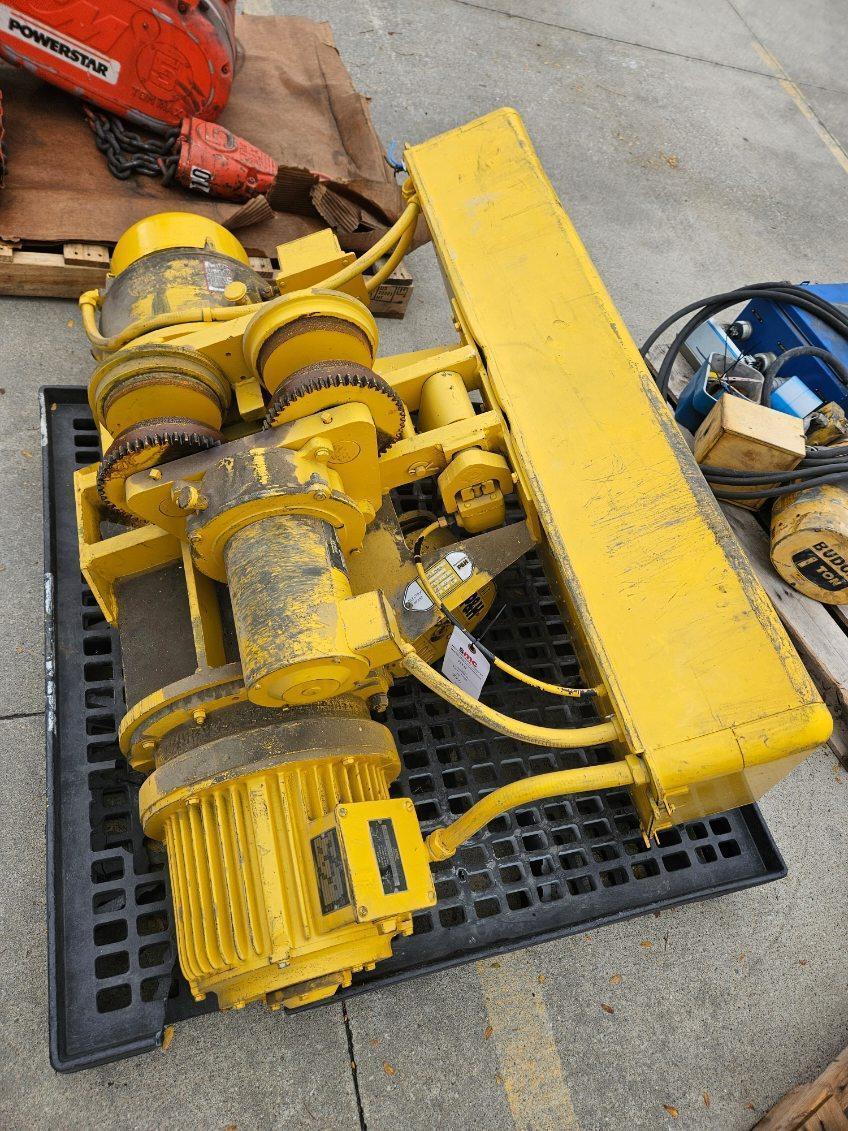 1 - PREOWNED P&H 5 TON ELECTRIC CABLE HOIST, MODEL #: 33JJ12D, S/N: T64871