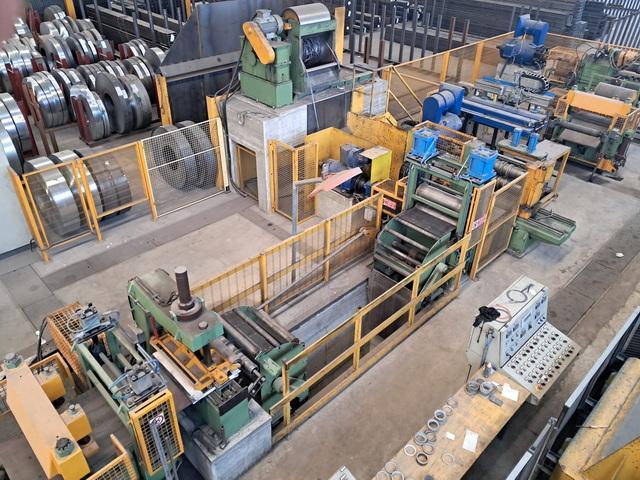 650mm x 5mm x 7,000kgs Schmitz Loop Slitting Line