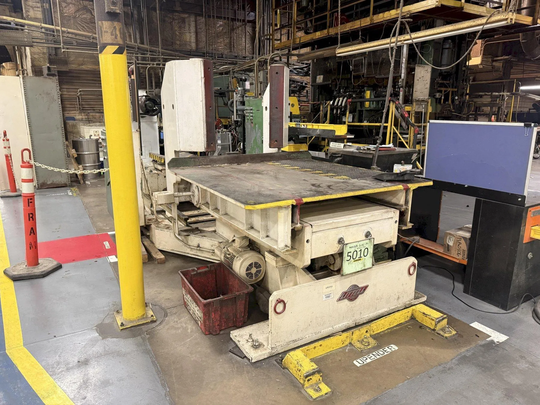 20,000 LBS LITTELL POWERED UPENDER / COIL FLIPPER STOCK# 4395