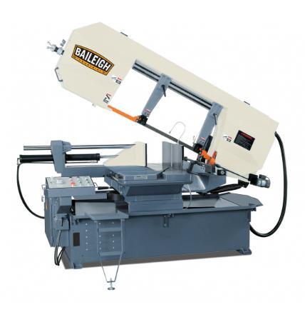 1 - NEW BAILEIGH SEMI-AUTOMATIC MITERING HORIZONTAL BANDSAW, MODEL #: BS-24SA-DM
