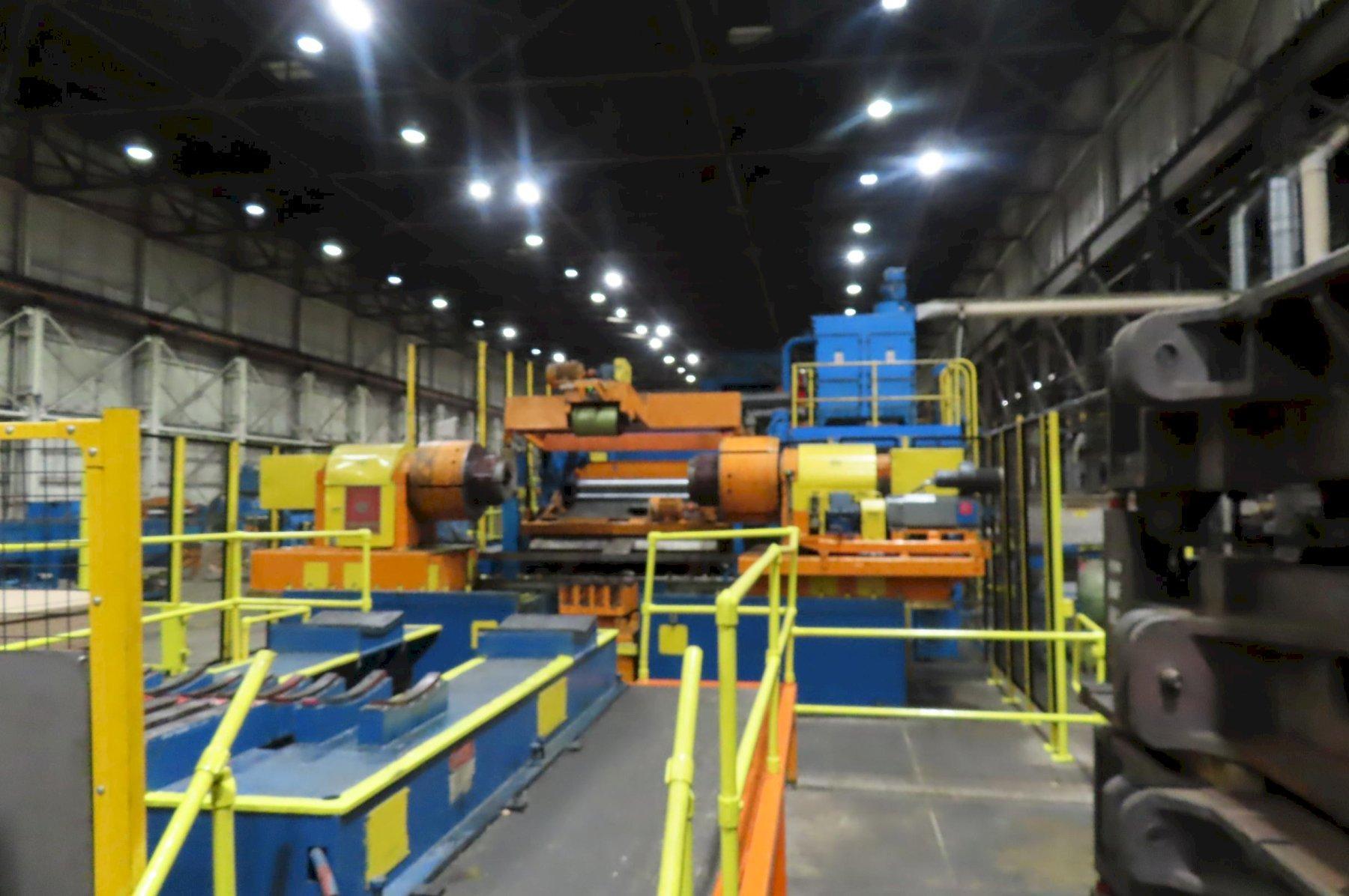 76" Wide  x 75,000 Lbs x .100" Automatic Feed (AFCO) 120" Stacker