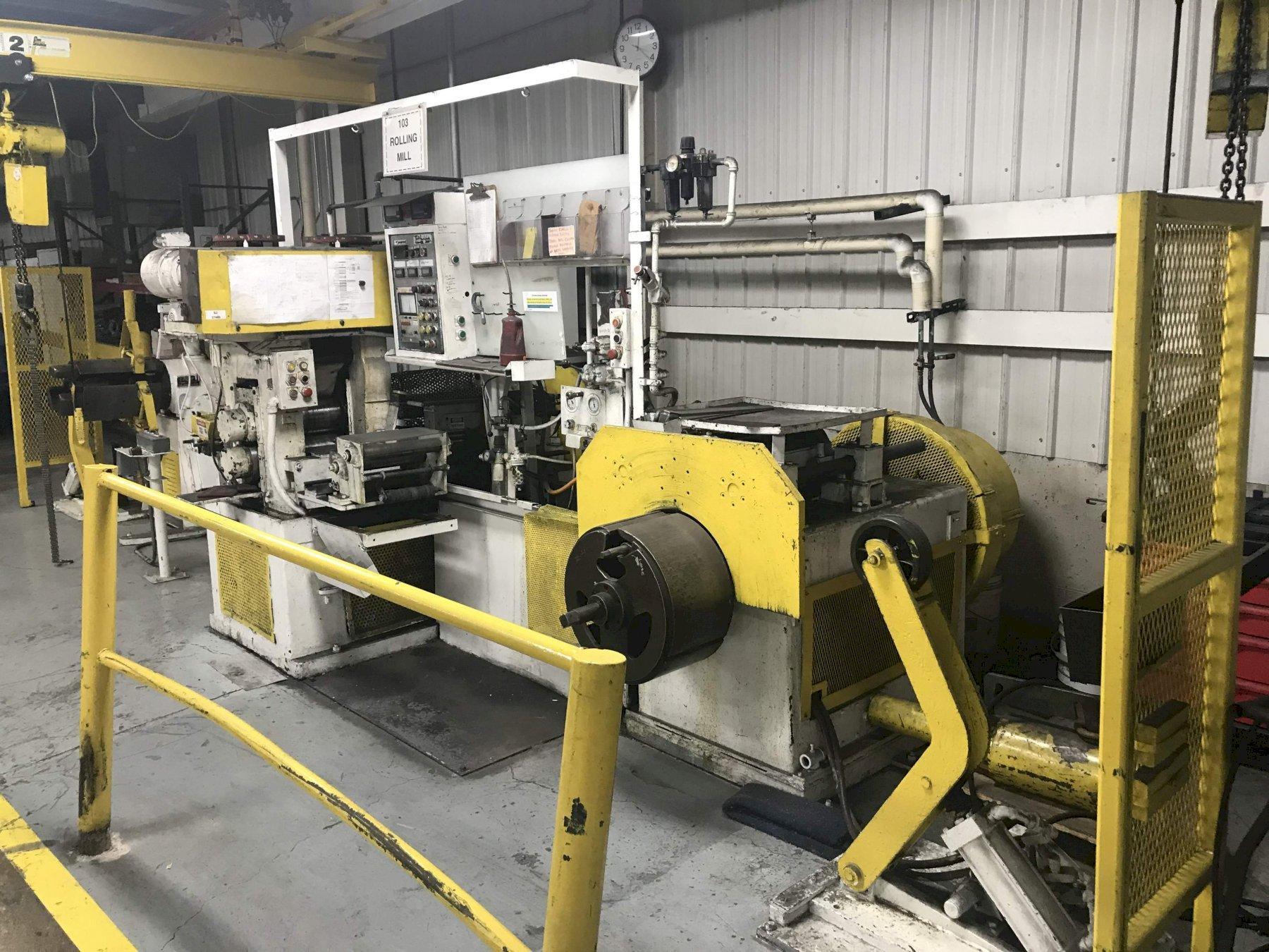 6" x 10" FENN 2 HIGH ROLLING MILL USED FOR CLADDING (14074)