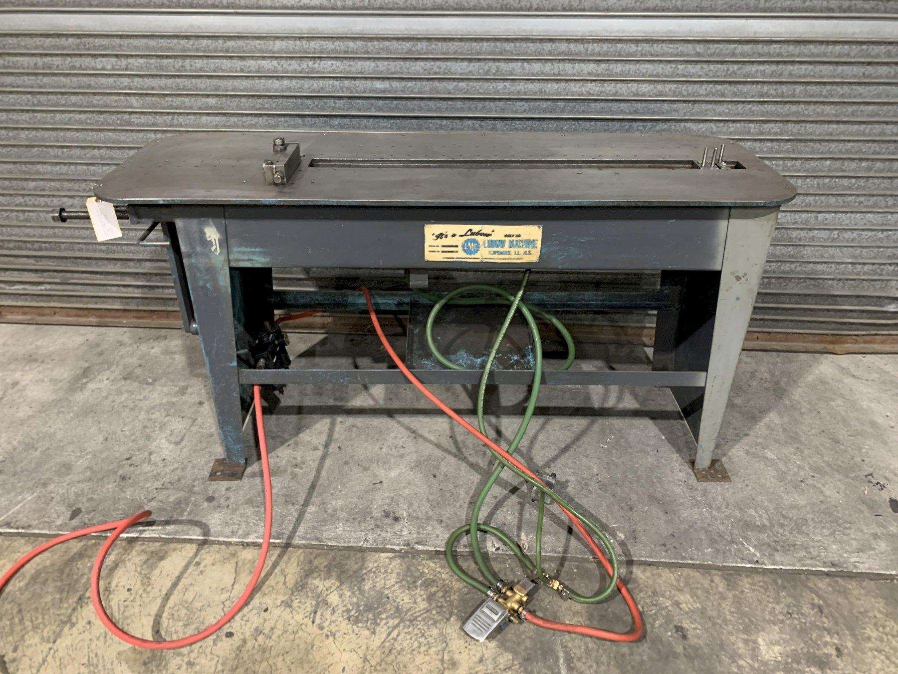 Lubow WBR 1 Table Wire Bender 2 Stop