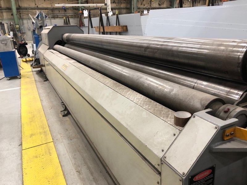 1/8" x 16' AKYAPAK AHS-5100 4-ROLL CNC PLATE ROLL