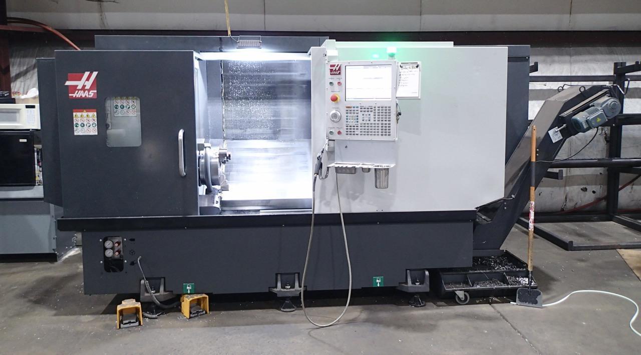 Haas ST-35 CNC Lathe, 2022 – Programmable Tailstock, Presetter, 12″ Chuck, Conveyor
