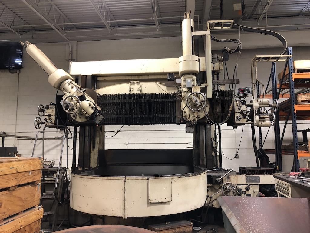 106" SCHIESS VBM, MODEL ZK250, 2 SWIVEL RAM HEADS, SIDEHEAD, TRACER, 2 AXIS READOUT