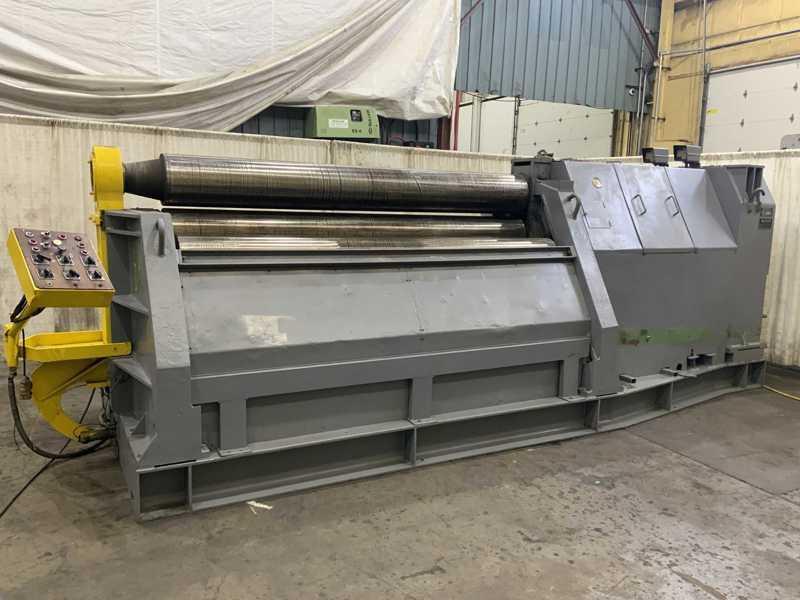 10' X 1/2" HAEUSLER MODEL VRM-HW-3000X12 INITIAL DOUBLE PINCH PLATE BENDING ROLL