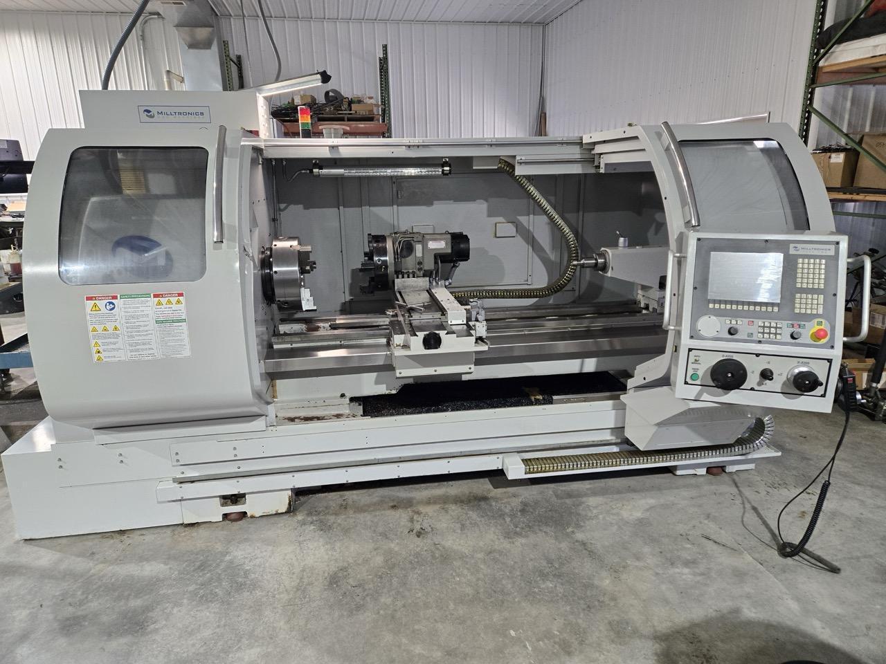 Milltronics ML22 CNC Lathe, 2006 – Tailstock, Live Tooling, C-Axis