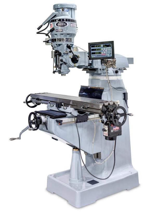 1 - NEW WELLS INDEX MILL, MODEL #: 747-2B