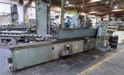 12" X 120" HANCHETT MODEL VS122 HYDRAULIC-FEED VERTICAL-SPINDLE KNIFE/SURFACE GRINDER