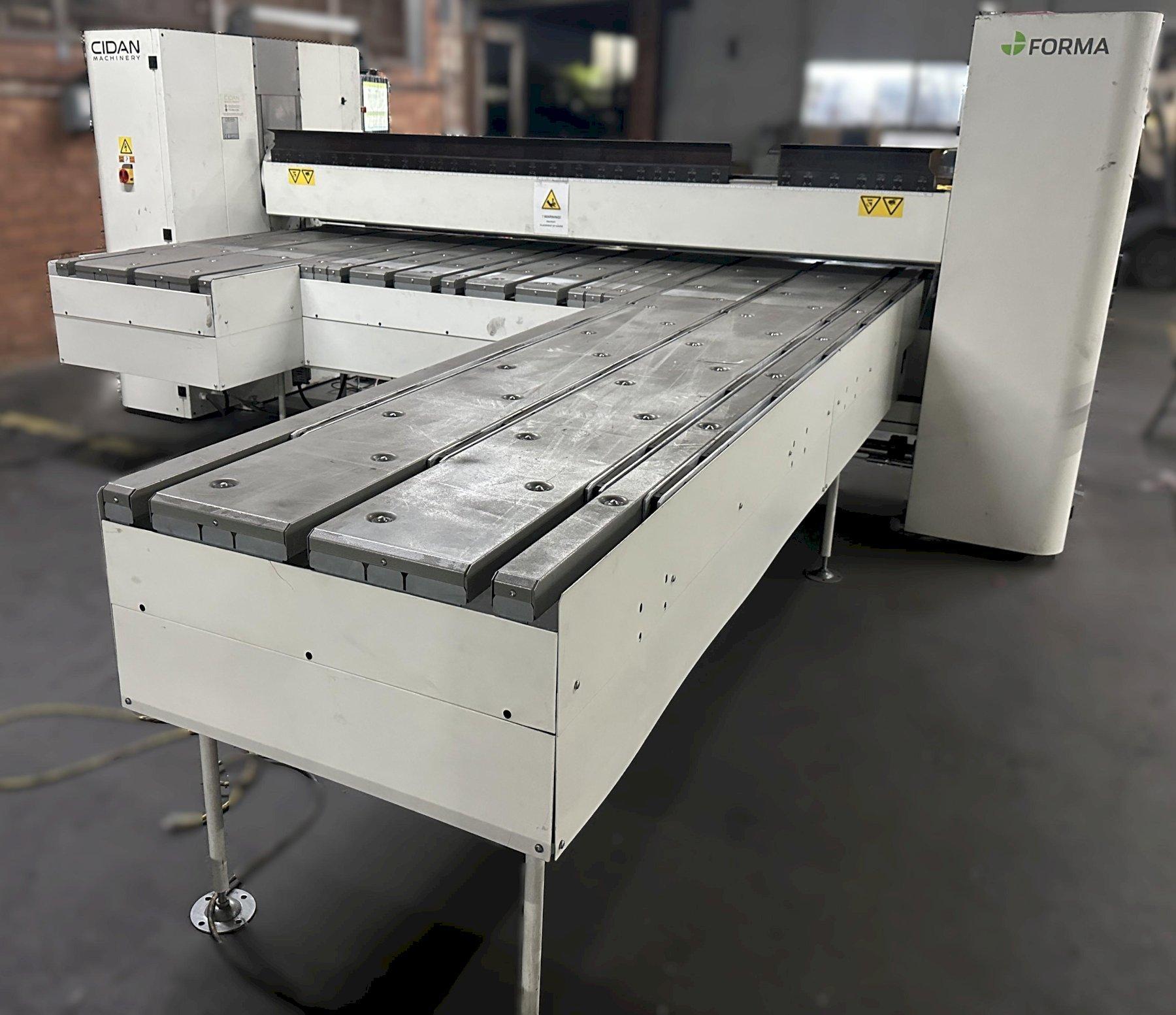 CIDAN FORMA 30 Folder w/ 11 ga Mild Steel x 122", Automatic Combi-Beam with 4.9" High Segmented tooling, ProLink Control, 61" Adjustable Height Backgauge