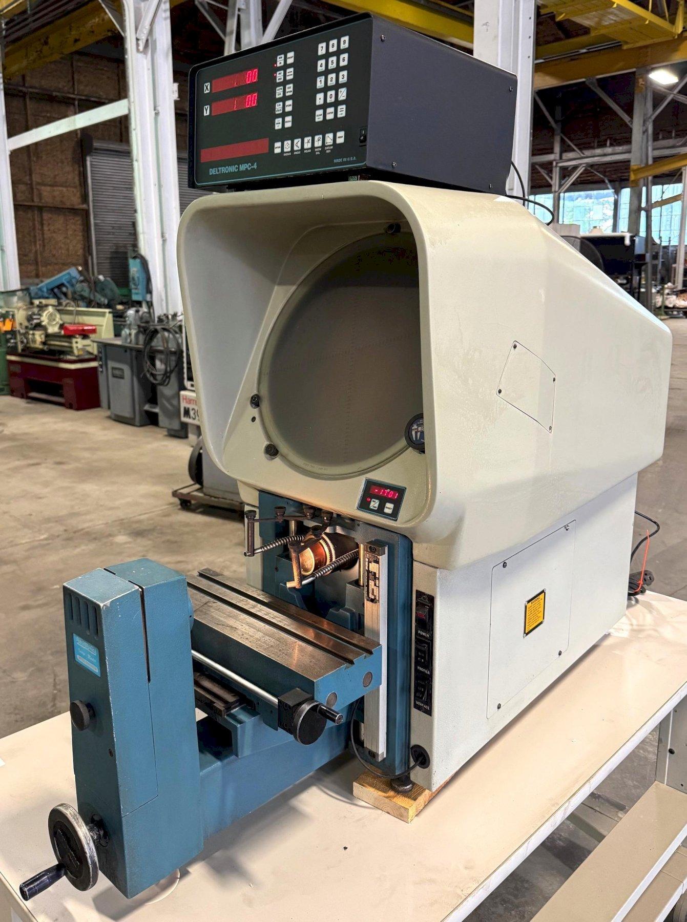 14″ Deltronic Optical Comparator DH14-MPC4, Surface Illumination, DRO