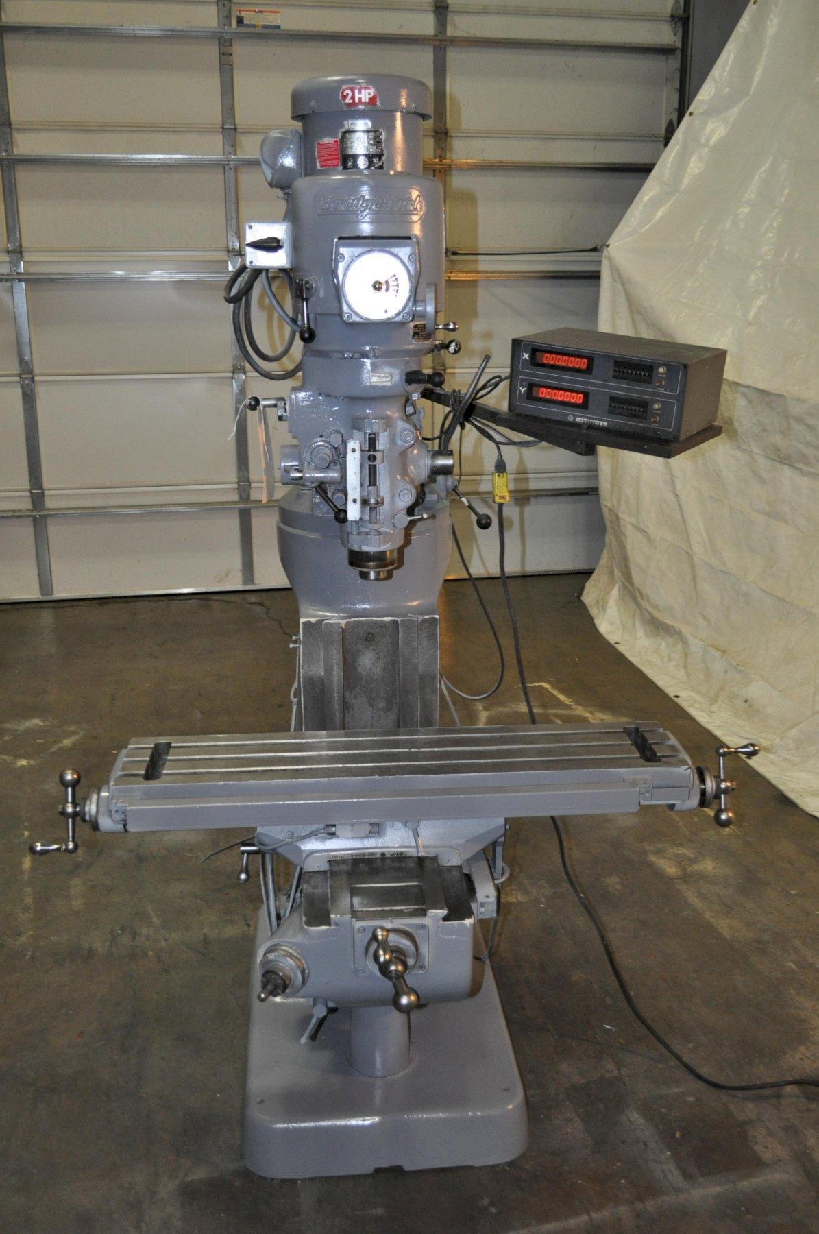 2 HP BRIDGEPORT SERIES 1 VERTICAL MILL