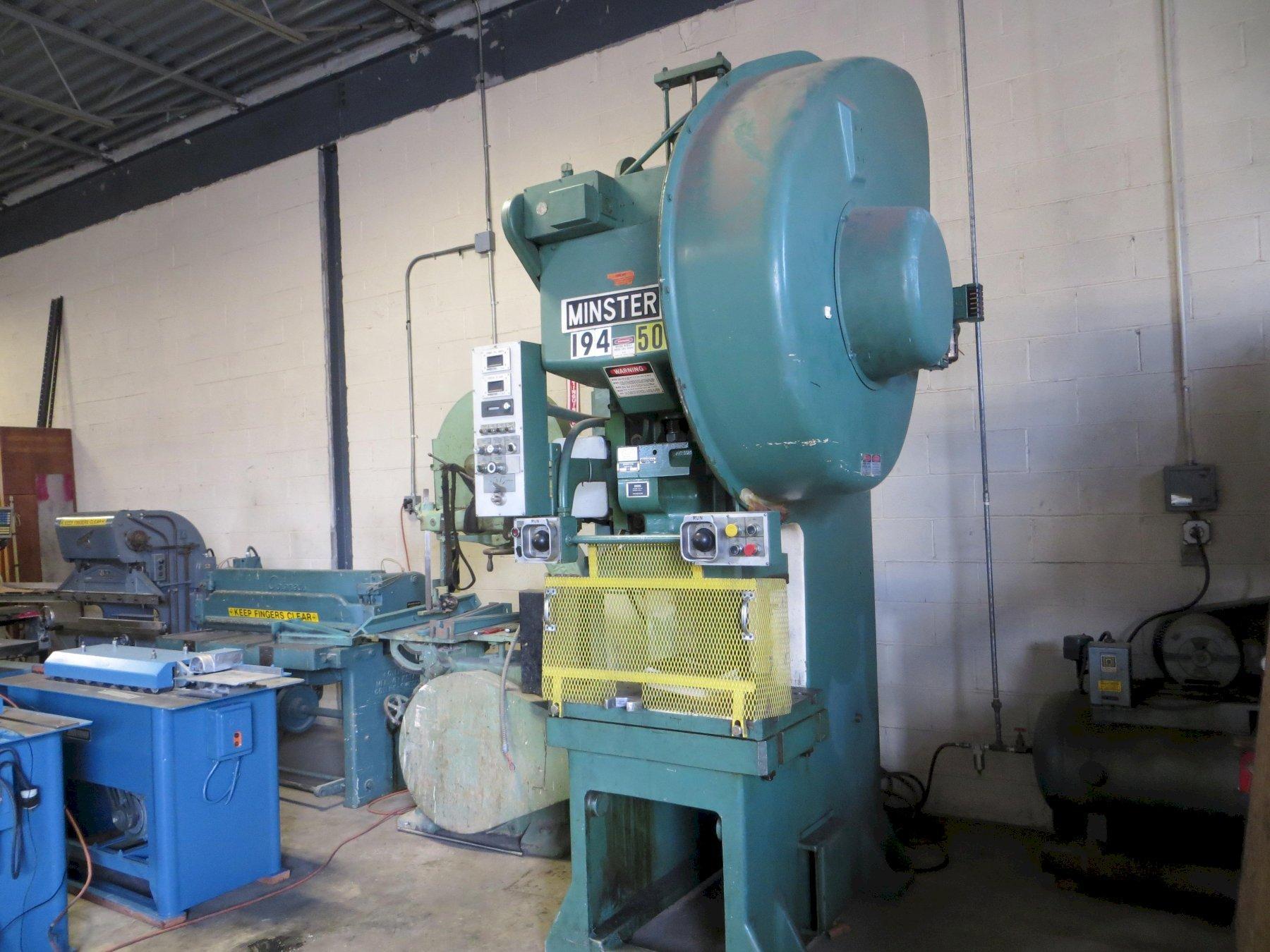 60 Ton Minster Super Stock OBS (Fixed Base) Press Model 6SS-FB