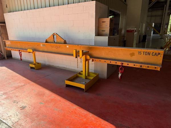 15 TON CALDWELL SPREADER BEAM STOCK# 4190