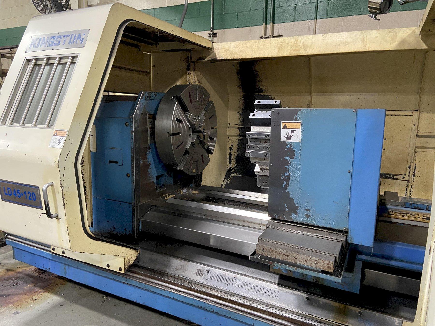 Kingston LD-45x120 CNC Flat Bed Lathe For Sale - 2006