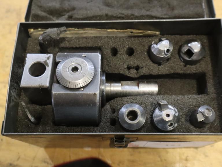 Bridgeport Offset Boring Head in Metal Case- Auction Item
