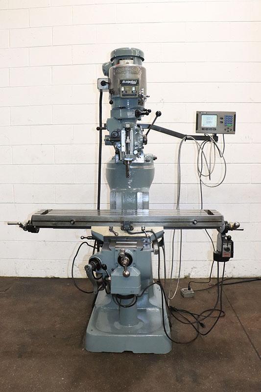 9" x 49" BRIDGEPORT/HARDINGE SERIES 1 VERTICAL MILL