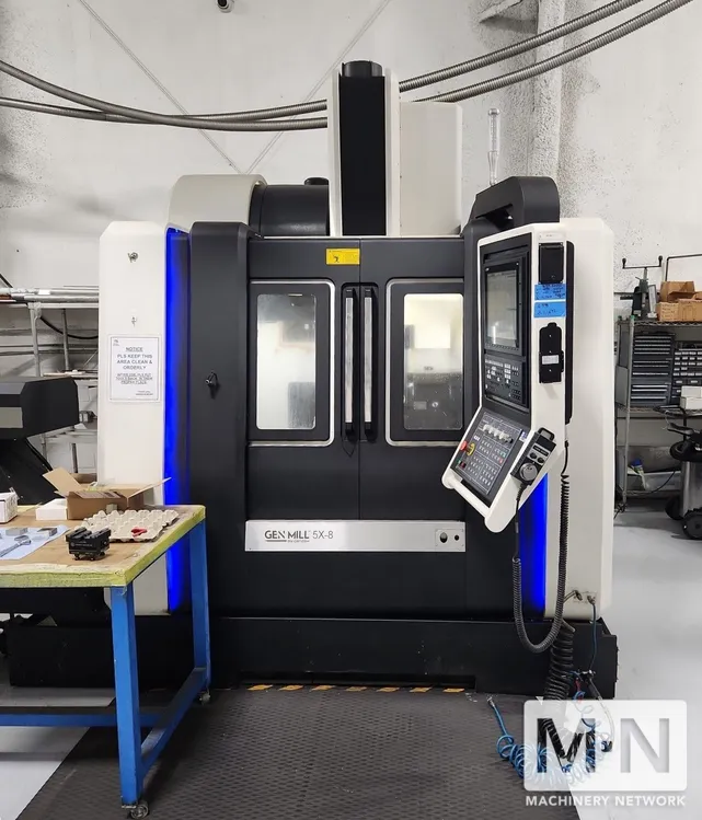 Ganesh Gen Mill 5X-8 CNC 5-Axis Vertical Machining Center, 2018 w/ Trunnion Table