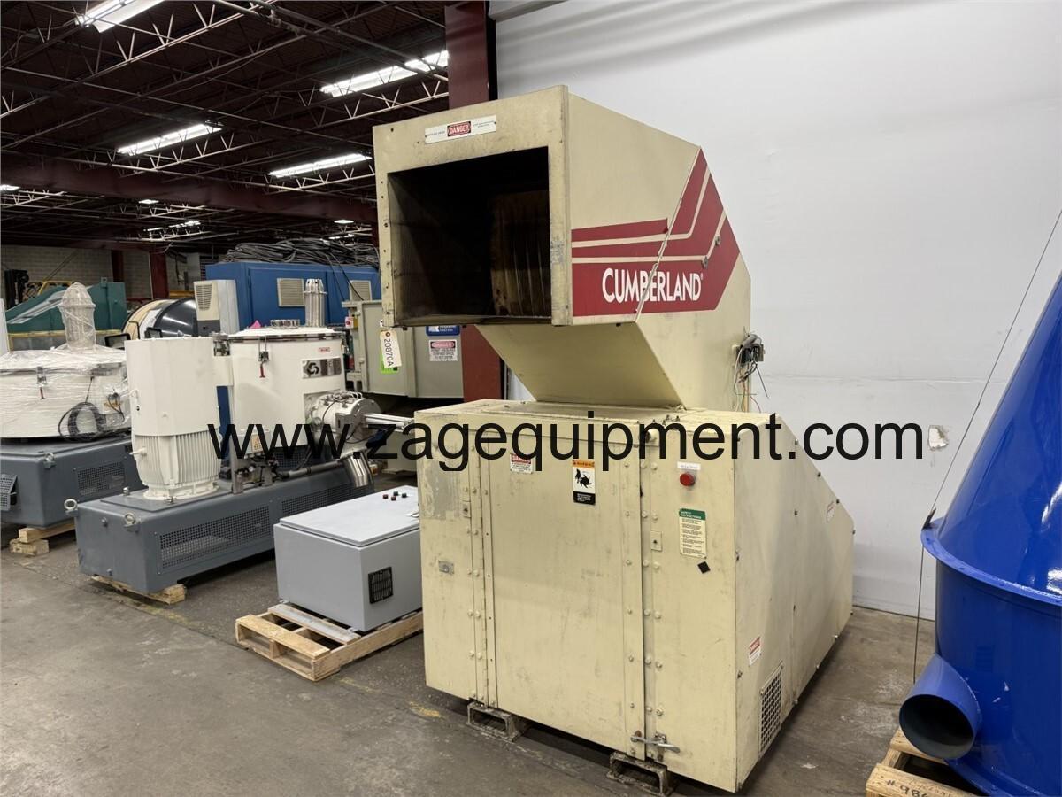 Cumberland Used 1824 Granulator, 18" x 24", 30 HP, 460V