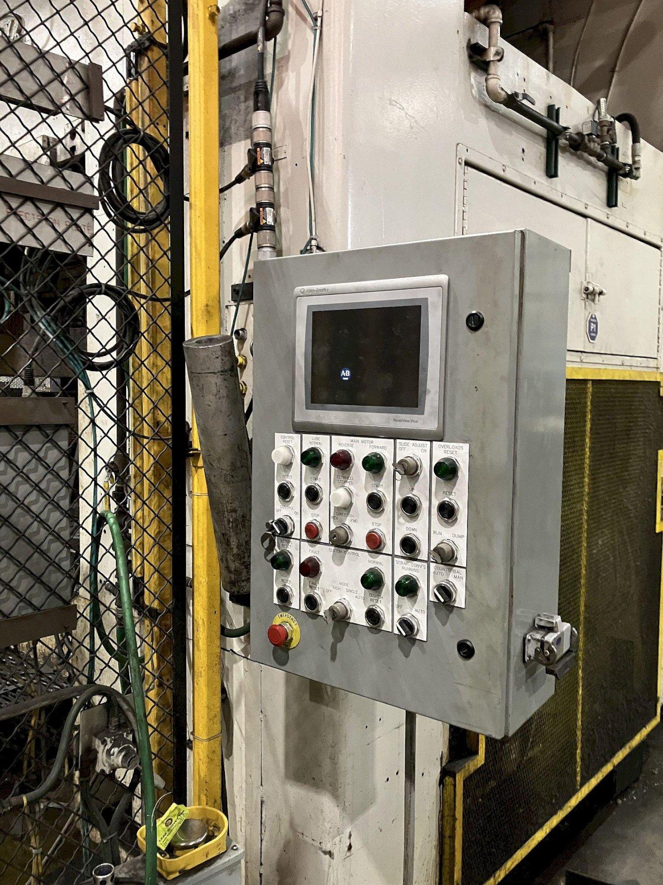 600 ton Danly Straight Side Press Model #S4-600-108-72 For Sale, Floor Standing!