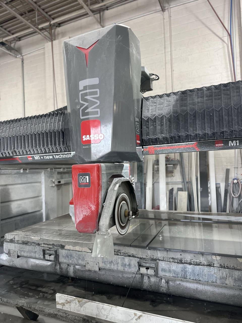 156″ X 78″ Sasso M1 5-Axis CNC Stone Saw and Milling Machine, 2022 – 25 HP Motor