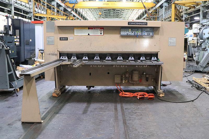 8' x 1/4" CINCINNATI HYDRAULIC SHEAR MODEL 250HS
