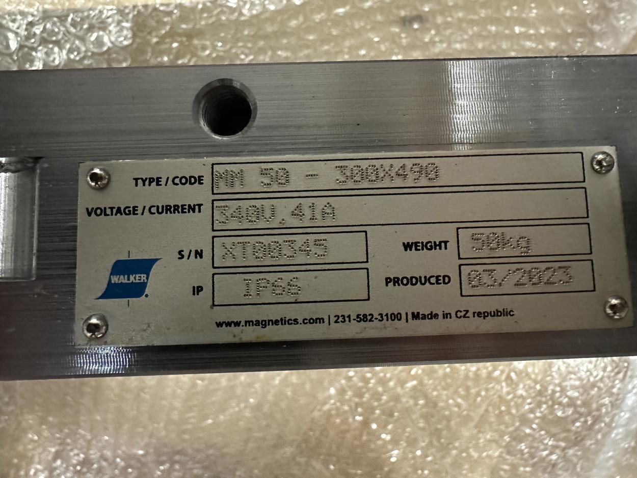 Walker Mastermill 50 Electro-Mag Chuck