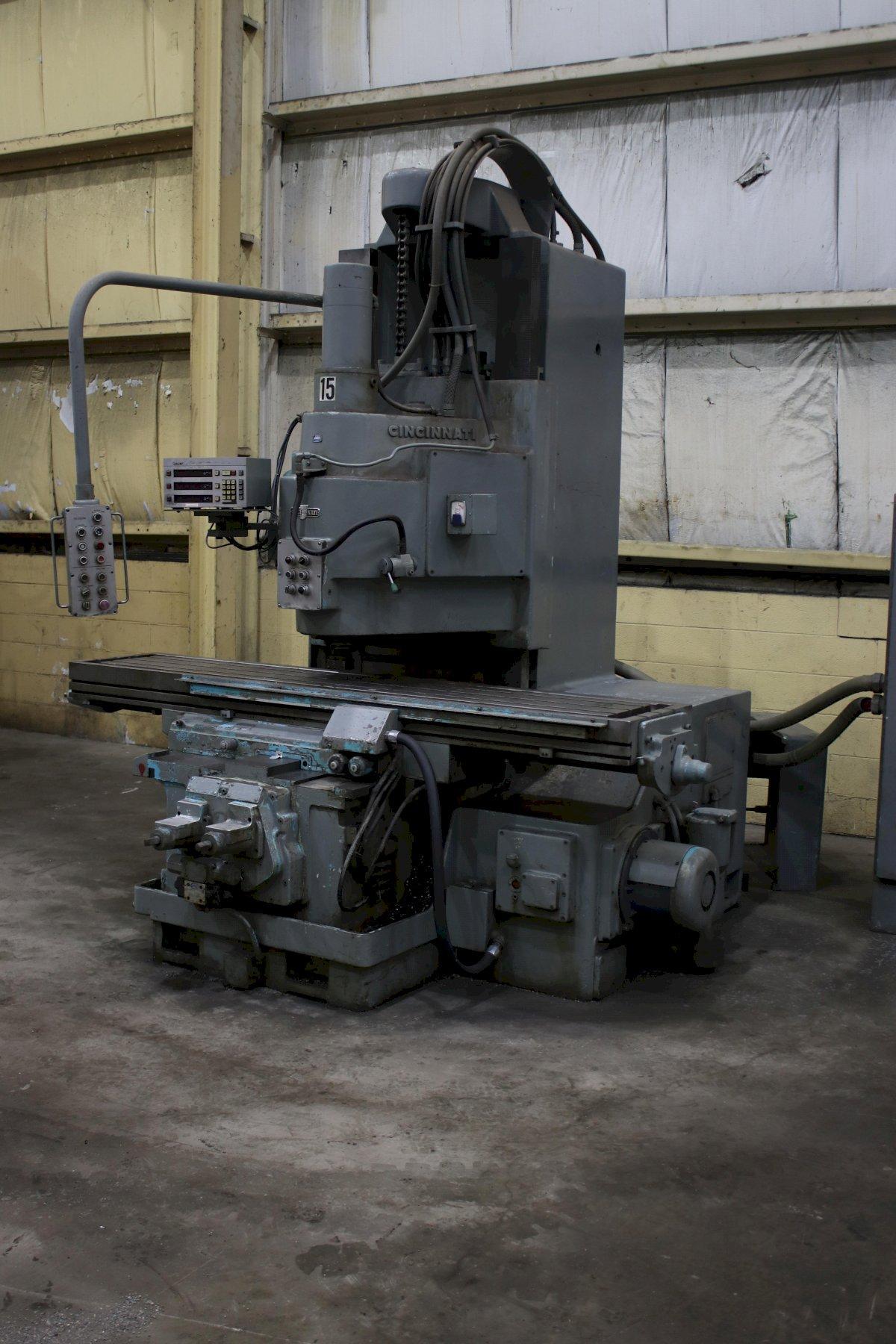 CINCINNATI VERCI POWER VERTICAL MILL: STOCK #75834