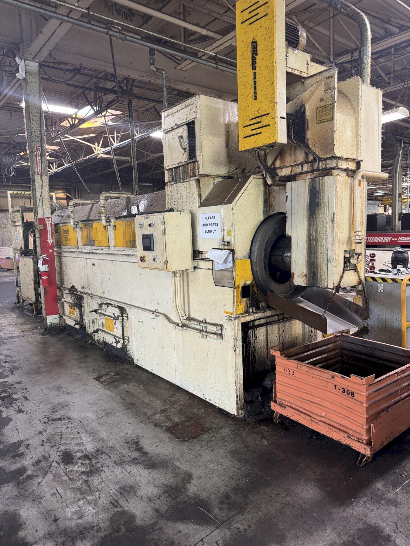 30" RANSOHOFF ROTARY DRUM STAINLESS STEEL3 STAGE  PARTS WASHER : YOBRO 26518