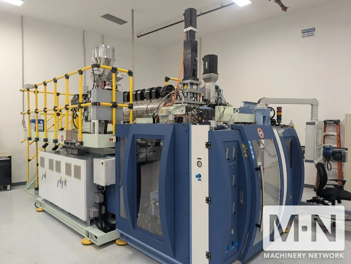 FONG KEE MODEL EHB 65T03SS ELECTRIC EXTRUSION BLOW MOLDING MACHINE MFG 2022