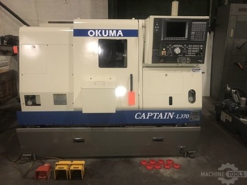 OKUMA CAPTAIN L 370 CNC LATHE w/OSP E100L, 10