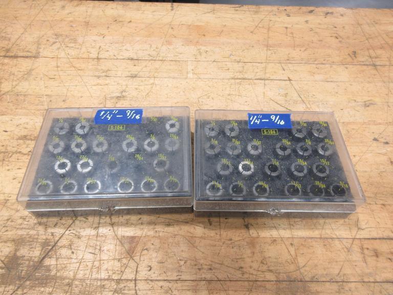 Erickson 100DA Collets 1/4"-9/16"- Auction Item