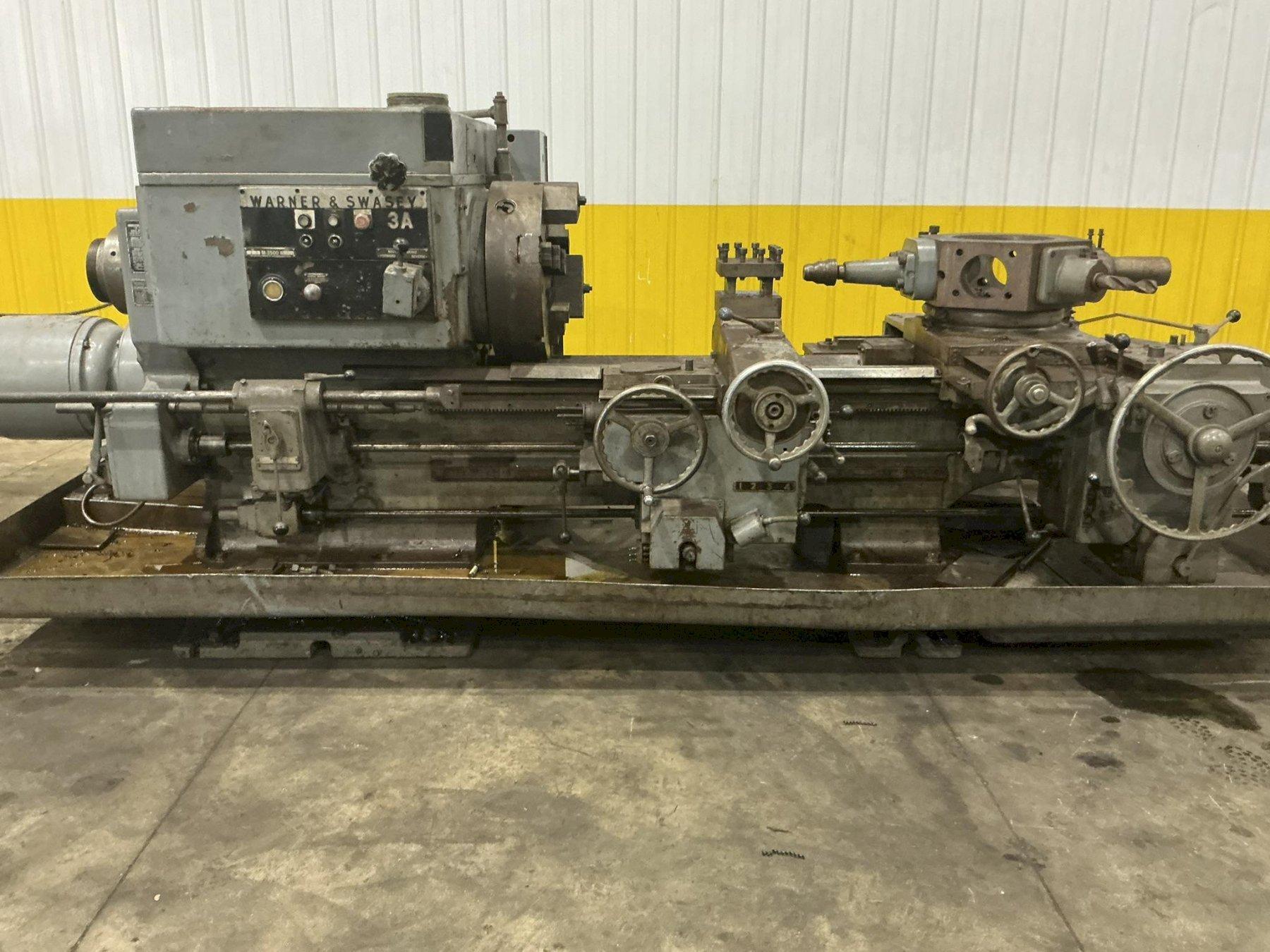 3A WARNER & SWASEY MODEL #3-A M-3500 UNIVERSAL TURRET LATHE: YOBRO #25919